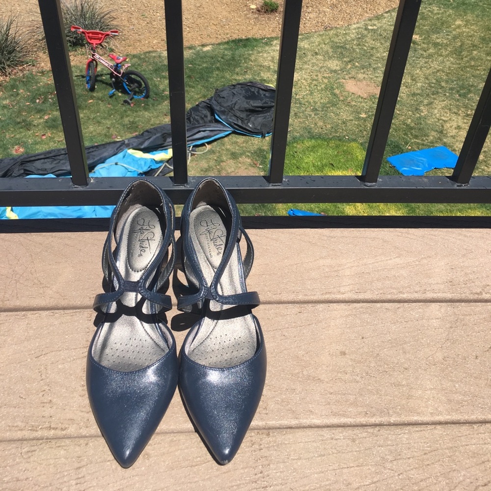 Navy blue hills